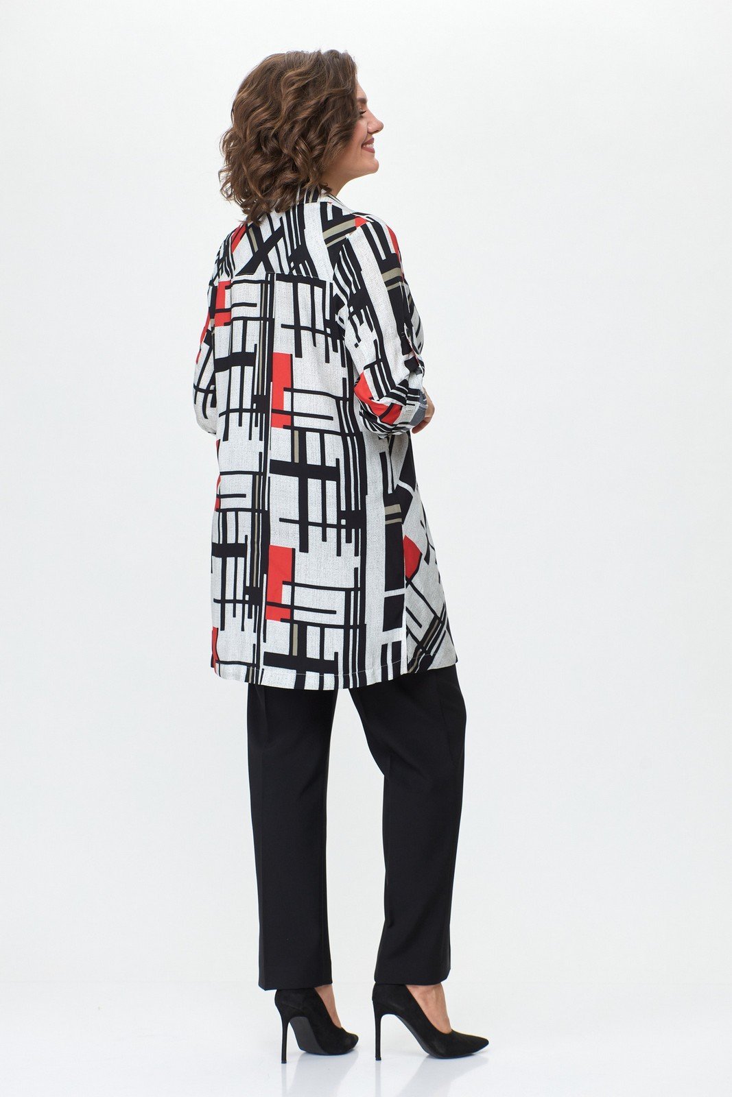 Блузка 261 геометрия БелЭльСтиль купить в интернет магазине | в наличии